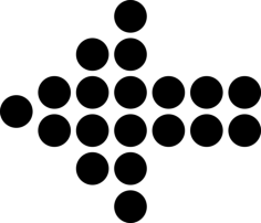 Dotted Left Arrow Laser Cut Svg File, Free Vectors File